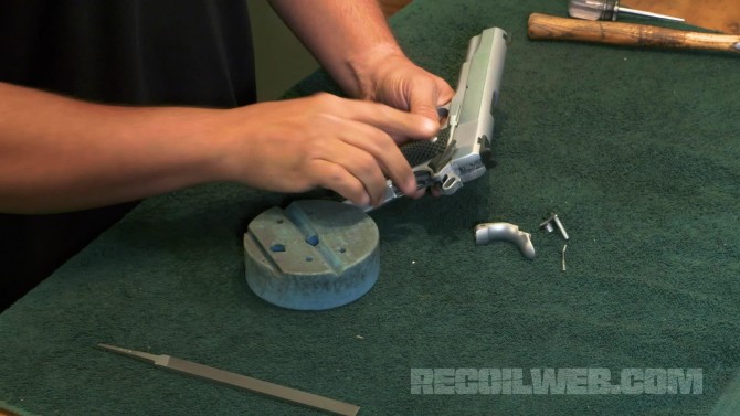 RECOILtv DIY: Fitting a 1911 Thumb Safety