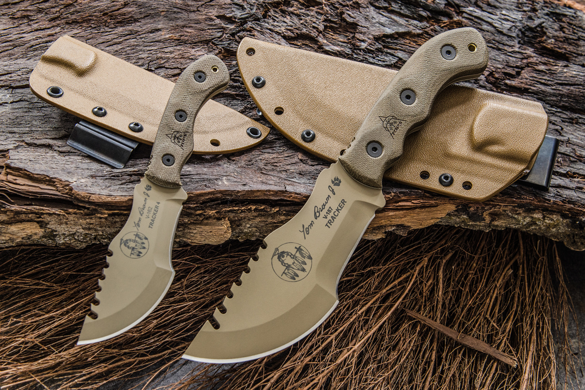 TOPS T4 Mini Tracker - Tom Brown Survival Knife with 1095
