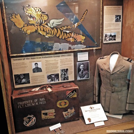 Lt. Colonel Reed's uniform and medals are also in the museum's collection.