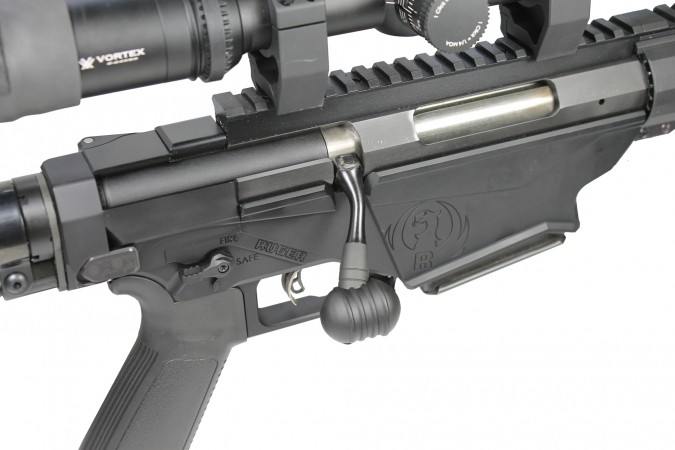 CTK Ruger Precision Rifle Bolt Knob on Rifle