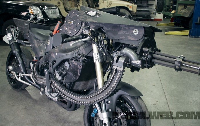 RECOILtv Full Auto Friday Video: Minigun Motorcycle, Part 1