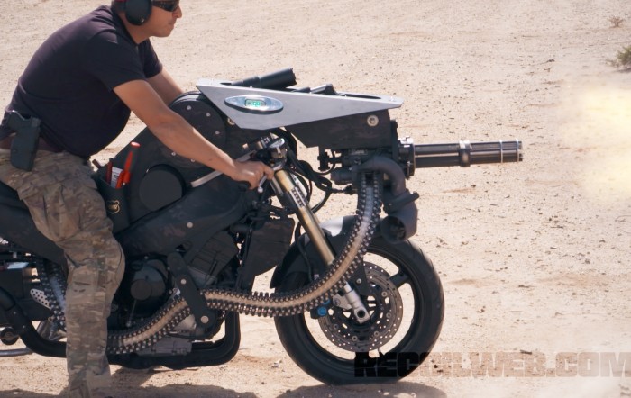 RECOILtv Full Auto Friday Video: Minigun Motorcycle, Part 2