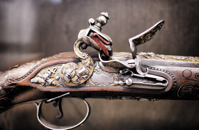 Exquisitely engraved sporting rifle from the golden age of French gunsmithing
