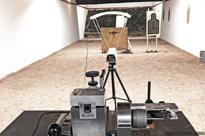 The indoor range at Fire-4-Effect’s Proving Grounds. 