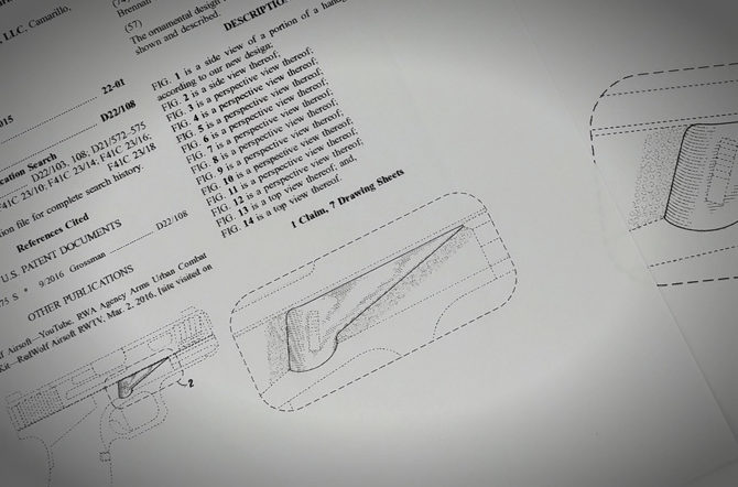 Agency Arms Obtains Design Patent on their Accelerator Cut