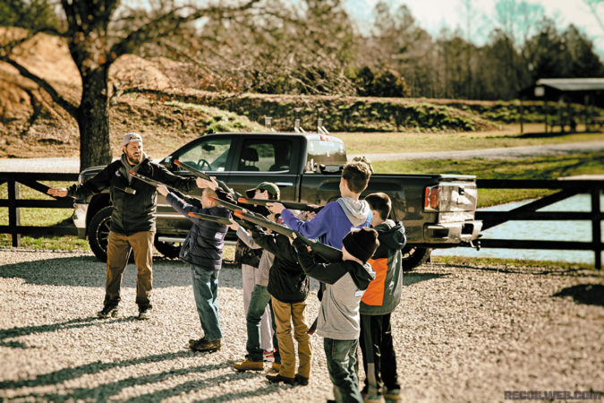 Holly walked each of the students through different situations of aiming and firearms safety. The students demonstrated knowing their intended target and what’s beyond it.