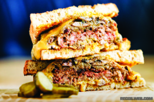 Wild Boar Patty Melt