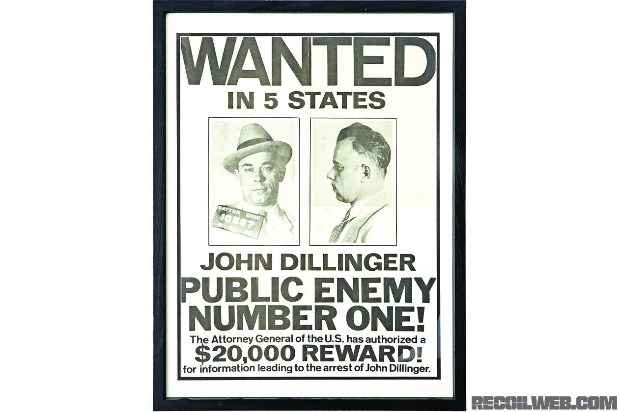 Dillinger Wanted Poster