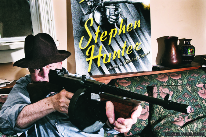 Proving that despite a Pulitzer Prize and half-a-dozen bestsellers, the man doesn’t take himself too seriously. The Thompson, by the way, is a theatrical prop, not the real thing.