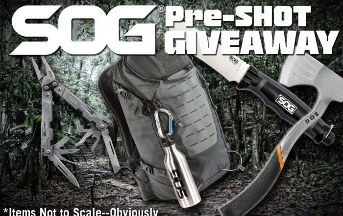 SOG Post-Holiday, Pre-SHOT Giveaway
