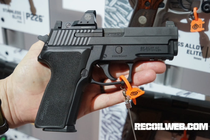 The P229 joins the factory red dot lineup this year.