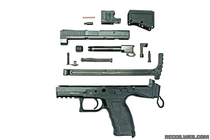 B&T USW disassembled