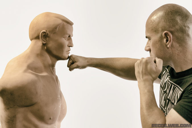 Striking with your fist requires a lot of hand conditioning to prevent injury to yourself.