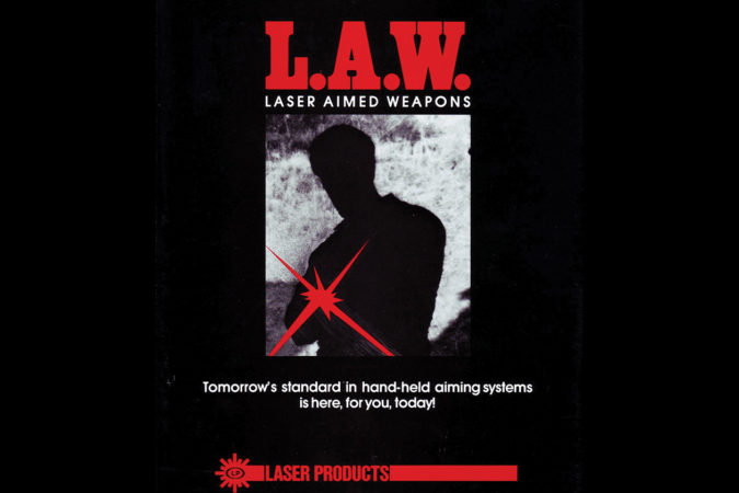 An early original Laser Products advertisement. Simplistic, but it certainly got the point across. 