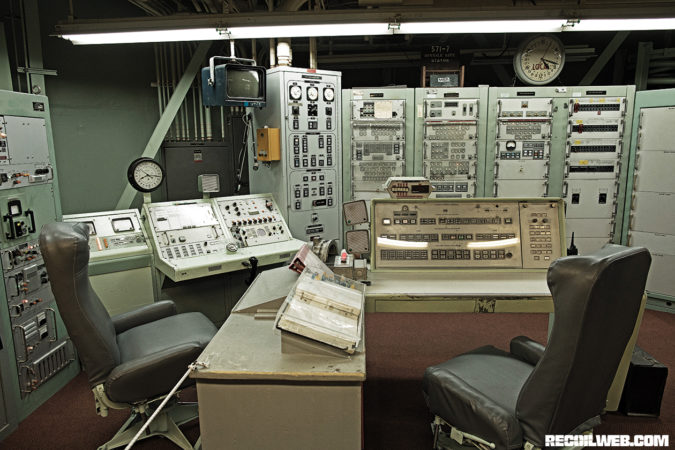 The nerve center of a Titan missile silo, the MCC.