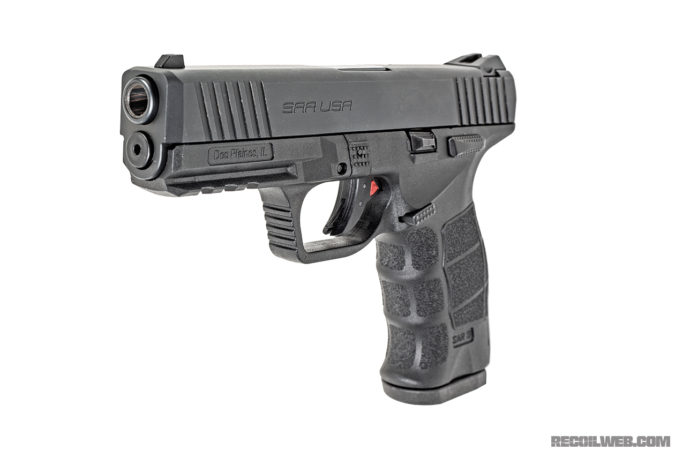 Once you get past the initial ho-hum of another polymer striker pistol, the SAR 9 is an intriguing remix of features that we cannot, in good conscience, call wholly original.