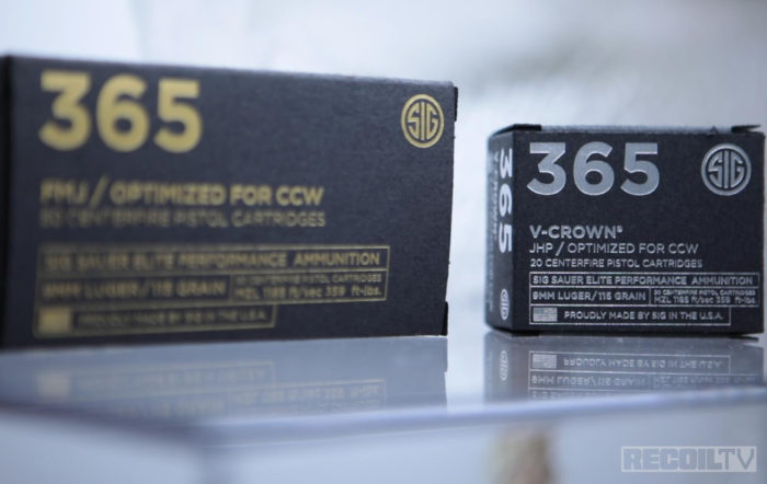 RECOILtv NRA 2018: Sig Sauer 365 Ammo