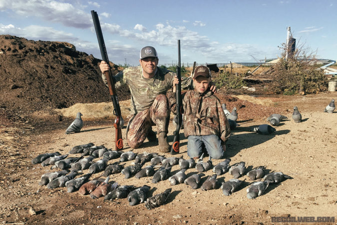  Hunt and his oldest son, Brody, on a father-and-son hunt — their favorite thing to do together.
