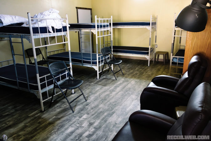 The accommodations at Team TORN are a much classier version of traditional military barracks. If this is outside your comfort zone, there are several hotels in town, 20 to 30 minutes away, if you care to commute. 