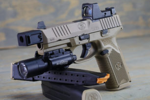 ADE RD3-012-5 Red Dot Sight – FDE/Tan For FN 509 & FNX 45 Tactical – Optics Ready Pistol