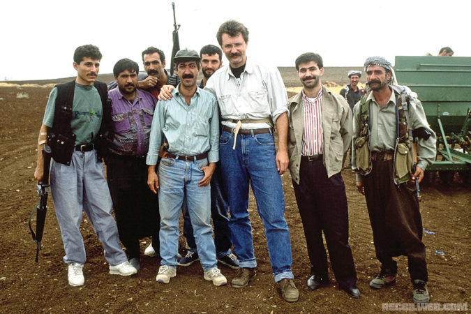 In East Turkey with the family of warlord Sedat Buck, a disgraced Turkish politician with links to a 1981 plot to assassinate the Pope. They had a shooting contest with a Pepsi can. Bucak missed and his bodyguard walked over and executed the can.