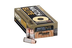 SIG SAUER Announces Match Elite Competition 9mm Ammunition