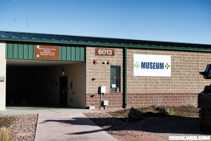 The 4th Infantry Division Museum at Fort Carson, Colorado.