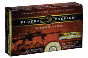 Federal Premium Adds 6.5 Creedmoor and 6mm Creedmoor to the Gold Medal Lineup