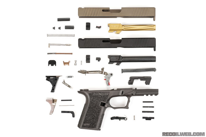 polymer80 PF940CL disassembled
