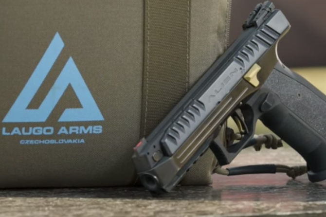 Alien Pistol in Action