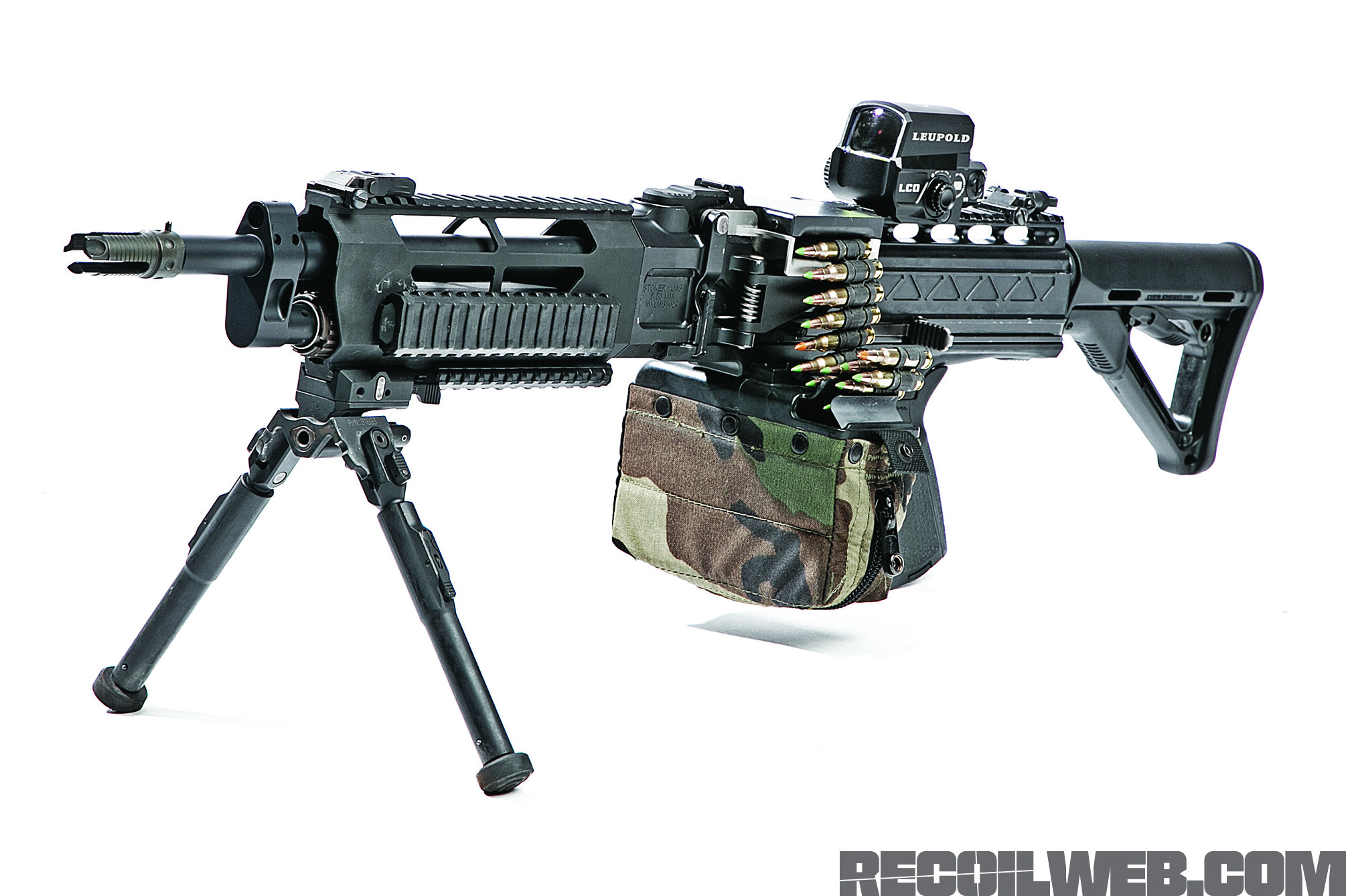 Review Knight's Light Assault Machine Gun RECOIL