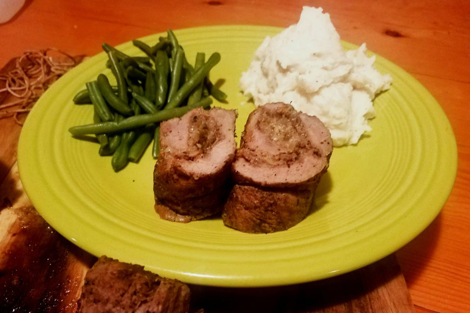 Game Dishes Stuffed Venison Tenderloin RECOIL