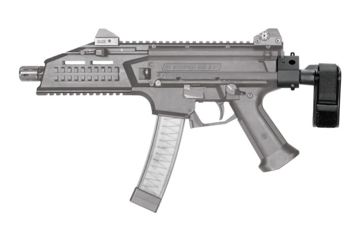 New SB Tactical CZPDW Brace For CZ Scorpion