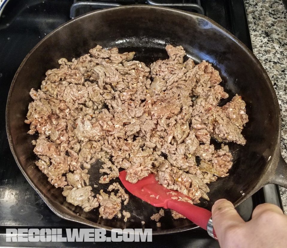 Game Dishes Deer Sausage Gravy RECOIL