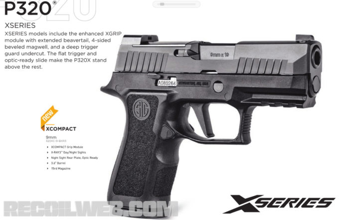 SIG SAUER Website Updates Reveal SHOT 2019 Releases