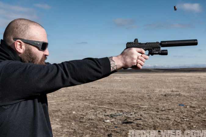 As you no doubt anticipated, the Combat Pistol is extremely easy to shoot.