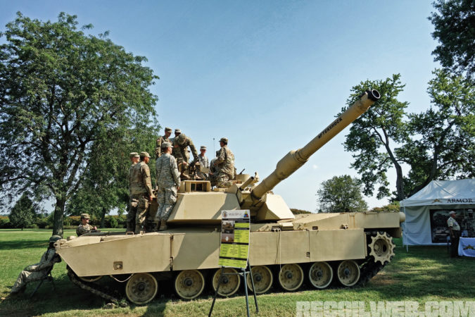 During branch orientation, cadets speak to representatives from every branch of the Army and go hands on with key pieces of equipment from their branch — in this case, and M1 Abrams tank courtesy of Armor Branch.