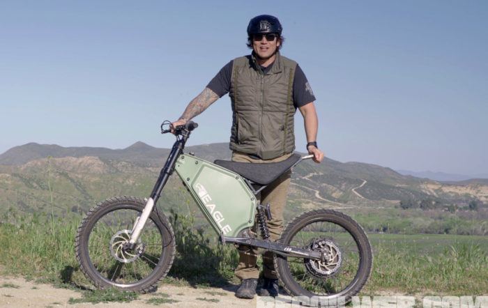 CAB Motorworks Eagle Electric Bike on RECOILtv Transport