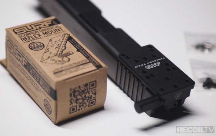 RECOILtv Mail Call: Strike Industries – Scorpion Universal Reflex Mount for Glock (G-SURF)