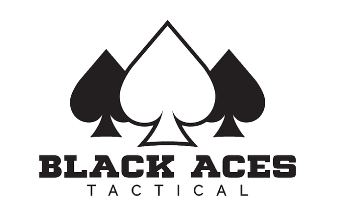 Black Aces Tactical logo. 