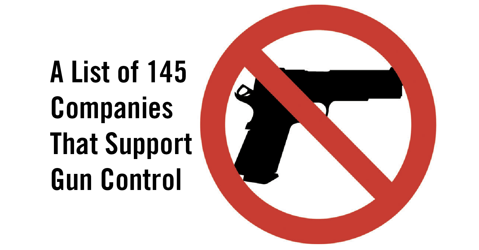 Here's a List of Companies That Support Gun Control | RECOIL
