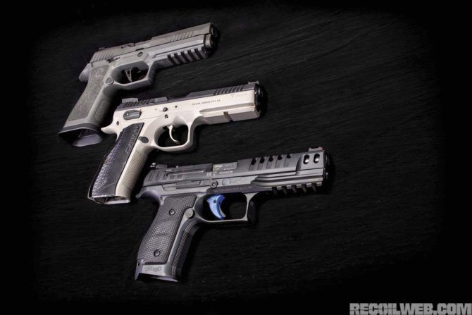 Comparing Three of the Latest  Heavyweight Pistols on the Market