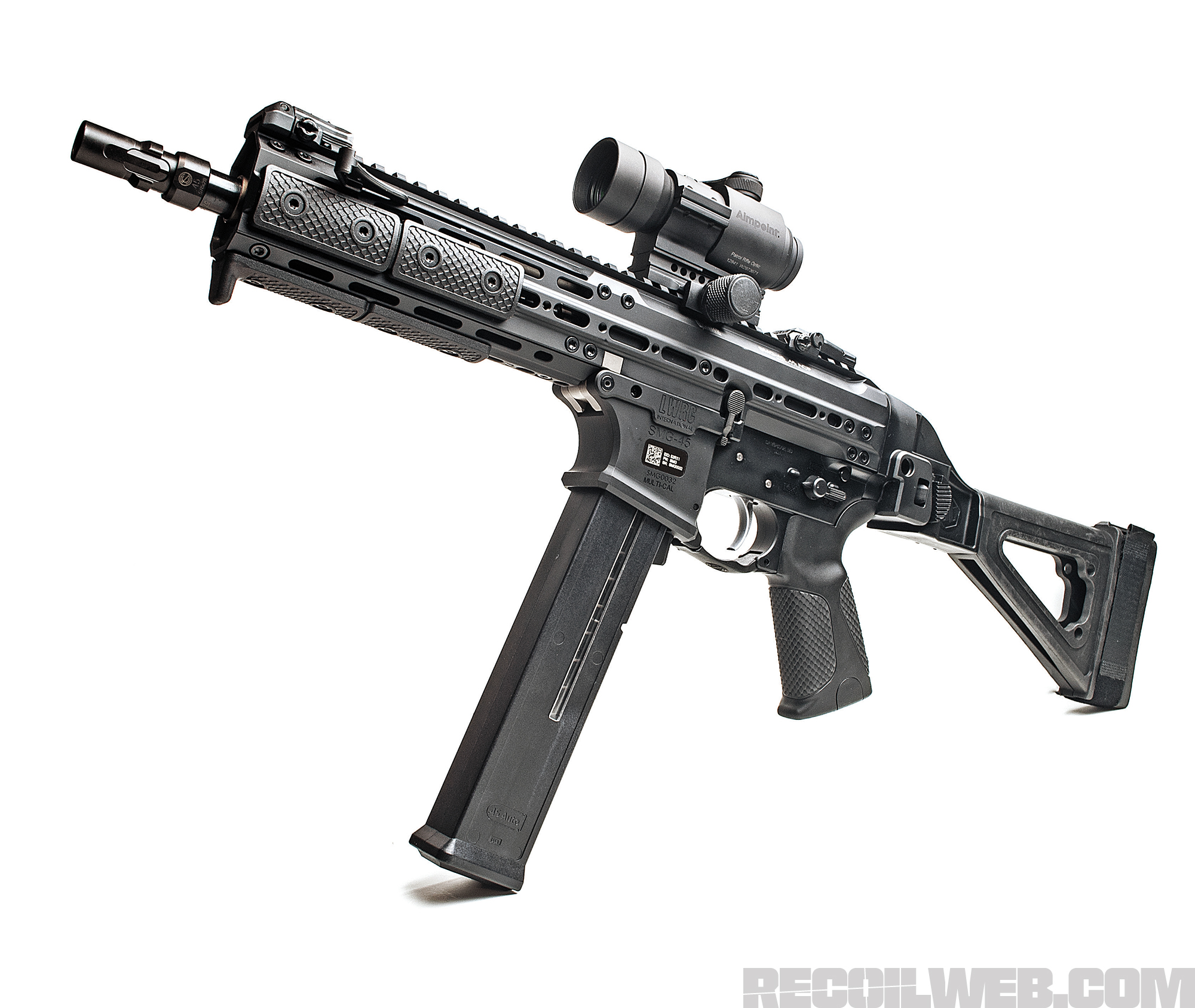 LWRCI’s New Short Recoil/Delayed Blowback SMG-45 Is a Fresh Take On the Sub...