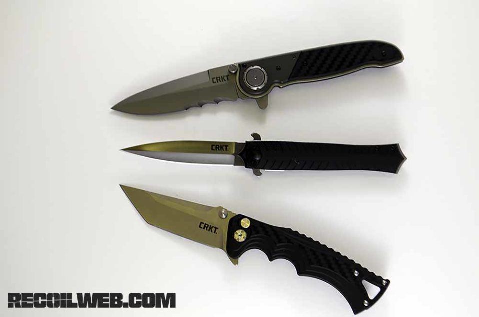Three new knives from CRKT RECOIL
