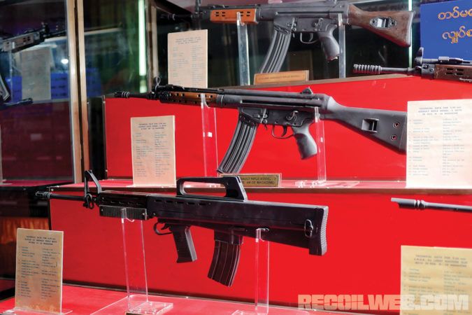 Myanmar defense service museum guns