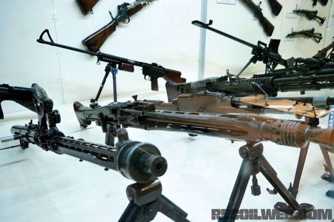 Myanmar defense service museum machine guns