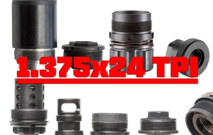 Universal Silencer Standard: HUB 1.375×24 TPI