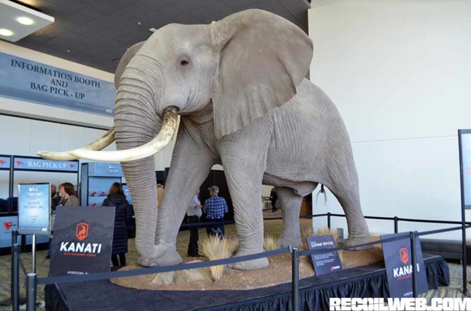 A life-size replica elephant mount for the low, low price of $59,000. Not including shipping!