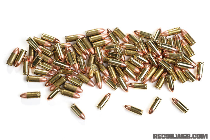 bullet pile 9mm