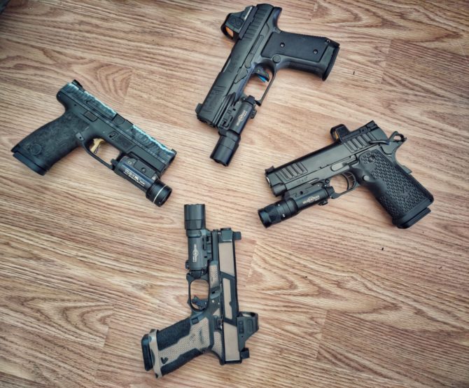 Glock 19, STI 2011, CZ P10C, Walther Q4SF